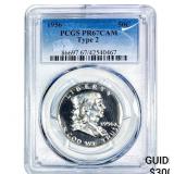 1956 Franklin Half Dollar PCGS PR67 CAM