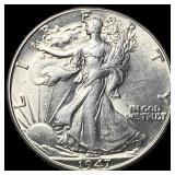 1947-D Silver Half Dollar Walking Liberty CHOICE A