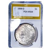 1898-O Morgan Silver Dollar PGA MS64