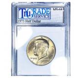 1973 Kennedy Half Dollar TRU MS64