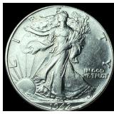 1942 Silver Walking Liberty Half Dollar  UNCIRCUL