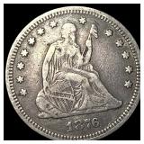 1876 Seated Liberty Quarter LIGHTLY CIRCULATED