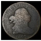 1807 Draped Bust Half Cent NEARLY  UNCIRCULATED