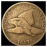 1857 Flying Eagle Cent NICELY CIRCULATED