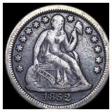 1852-O Silver Seated Liberty Dime LIGHTLY  CIRCUL