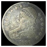 1821 Capped Bust Half Dollar NICELY CIRCULATED
