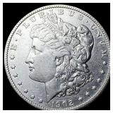 1902 Silver Morgan Dollar NEARLY UNCIRCULATED