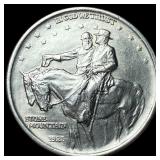 1925 Stone Mountain Silver Half Dollar NEARLY UNCI