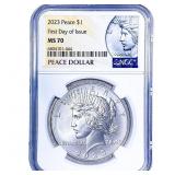 2023 Silver Peace Dollar NGC MS70