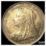1896 Great Britain Silver 6 Pence