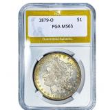 1879-O Morgan Silver Dollar PGA MS63