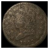 1813 Classic Head Large Cent NICELY CIRCULATED