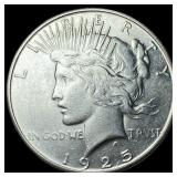 1925-S Silver Peace Dollar CHOICE AU