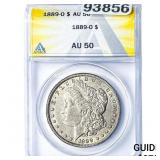1889-O Morgan Silver Dollar ANACS AU50