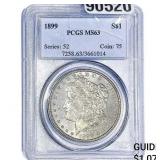 1899 Morgan Silver Dollar PCGS MS63