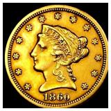 1860-S $2.50 Gold Quarter Eagle