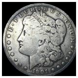 1901 Morgan Silver Dollar LIGHTLY CIRCULATED