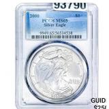 2000 Silver Eagle PCGS