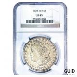 1878-CC Morgan Silver Dollar NGC XF45