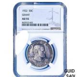 1922 Grant Half Dollar NGC AU55