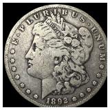 1892 Morgan Silver Dollar LIGHTLY CIRCULATED