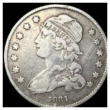 1831 Capped Bust Silver Quarter LIGHTLY CIRCULATED