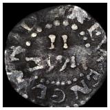 1662 Oak Tree 2 Pence, Small 2 NEARLY UNCIRCULATED