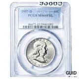 1957-D Franklin Half Dollar PCGS MS65 FBL