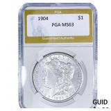 1904 Morgan Silver Dollar PGA MS63