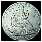 1855-O Silver Half Dollar LIGHTLY CIRCULATED