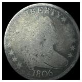 1806 Draped Bust Half Dollar NICELY  CIRCULATED