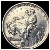 1925 Stone Mountain Silver Half Dollar CLOSELY UNC