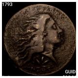 1793 Flowing Hair Large Cent NICELY CIRCULATED