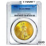 1922 $20 Gold Double Eagle PCGS MS64