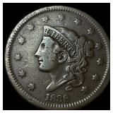1838 Coronet Head Large Cent NEARLY UNCIRCULATED