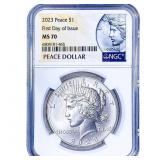 2023 Silver Peace Dollar NGC MS70