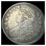 1811 Capped Bust Half Dollar LIGHTLY CIRCULATED