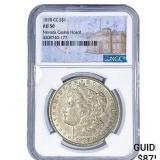 1878-CC Morgan Silver Dollar NGC AU50