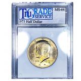 1973 Kennedy Half Dollar TRU MS64