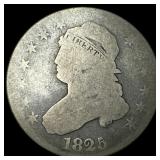 1825 Capped Bust Quarter NICELY CIRCULATED