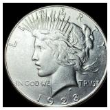 1928-S Silver Peace Dollar LIGHTLY CIRCULATED