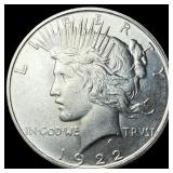 1922-D Silver Peace Dollar UNC