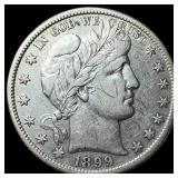 1899-S Silver Barber Half Dollar HIGH GRADE