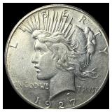 1927 Peace Silver Dollar CHOICE AU