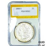 1900-S Morgan Silver Dollar PGA MS62
