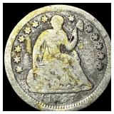 1857-O Silver Half Dime NICELY CIRCULATED