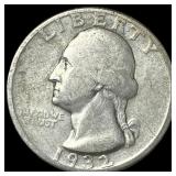 1932-D Silver Washington Quarter LIGHTLY CIRCULATE