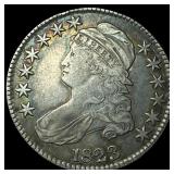 1823 Capped Bust Half Dollar NEARLY UNCIRCULATED
