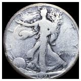 1921-S Silver Walking Liberty Half Dollar  NICELY