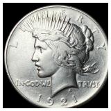 1921 Silver Peace Dollar CLOSELY UNCIRCULATED